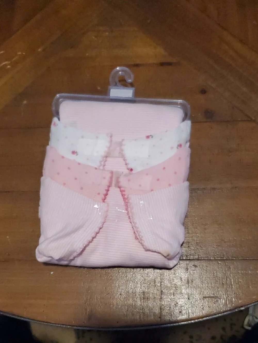 child of mine Pink & White 3-Pack Baby Bodysuits